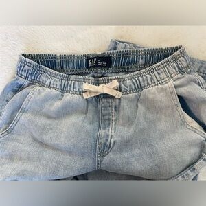 GAP Light Wash Denim High Rise Wide Leg Jean